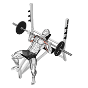 Press Inclinado Con Barbell Y Agarre Inverso
