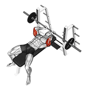 Extensión De Tríceps Con Barbell