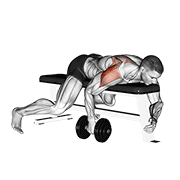 Levantada Lateral Con Mancuerna Acostado