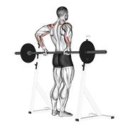 Levantada Lateral De Deltoides Con Barbell