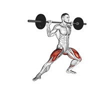 Zancada Lateral Con Barbell