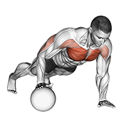 Flexión Con Bola De Medicina