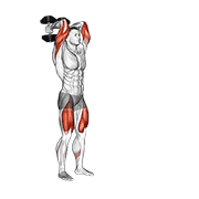 Lunge Hacia Adelante Con Extensión De Tríceps