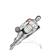Levantar Lateral Con Mancuerna Inclinado