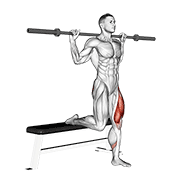 Sentadilla Unilateral Con Barbell