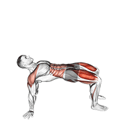 Plank Inverso Con Elevación De Pierna