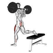 Sentadilla Con Barbell Una Pierna
