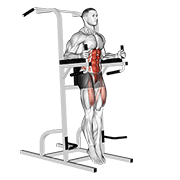 Levantada De Piernas Rectas En Silla Del Capitán